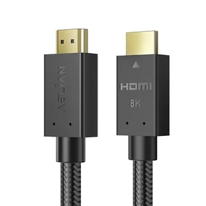 8K 4K High-speed Braided HDMI Cable With High Quality 48GBPS 120HZ 10FT SUPERB! - Picture 1 of 8