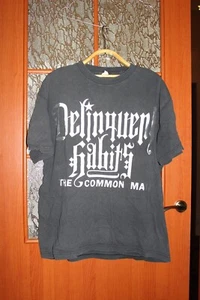 Vintage y2k Delinquent Habit Tag triple A short sleeve tee Shirt - size XL - Picture 1 of 8