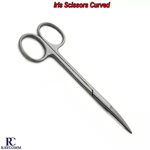 Instrumentos universales curvos curvos para tijeras de iris quirúrgicas encías - Imagen 1 de 5