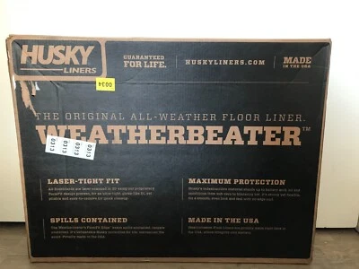 Forros de piso delantero Husky Liners 14601 WeatherBeater para Nissan Titan 2017-2024 Foto 1 de 4