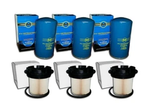 7.3L TURBO DIESEL 3 OIL & 3 F55055C FUEL FILTERS W/ CAP - REPLACES FD4595 - Bild 1 von 5