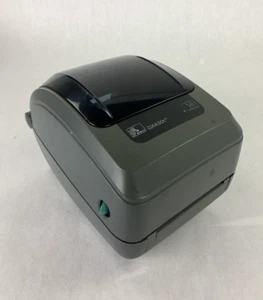 Zebra GX430t Barcode Printer Thermal Label USB/ Network Tested Bad Serial Port - Picture 1 of 13