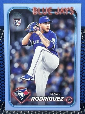 2024 Topps Update YARIEL RODRIGUEZ Blue Jays RC Fathers Day Blue 36/50 - Image 1 of 2