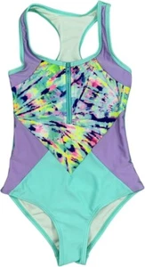 GO COCO Girls’ One Piece Swimsuit Size , 4, 5-6, 6X - Picture 1 of 1