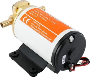 Rear Mount Turbo Oil Gear Pump 12v Heavy Duty 3.7GPM Scavenge Replace STS White - Picture 1 of 12