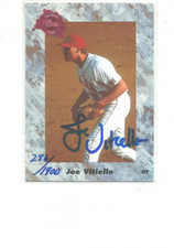 1991 CLASSIC FOUR SPORT AUTOGRAPHS #55A JOE VITIELLO   286/1900