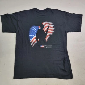 Vintage Operation Iraqi Freedom Military Service US Flagge Herren T-Shirt Gr. L EUC - Bild 1 von 8