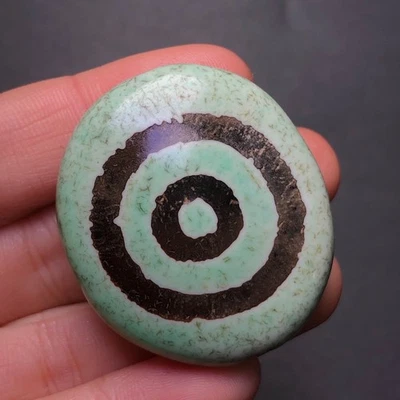 Budismo Tibetano Ágata Cielo Ojos 5 Murciélago Dzi Cuentas Amuleto Collar Colgante g1666 Foto 1 de 4