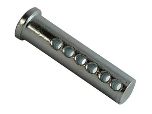 1/2" x 2" Clevis Pin Universal - Low Carbon Steel - Zinc Clear - 5 Pack - Picture 1 of 1