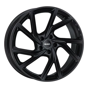 LLANTAS MAK KASSEL PARA SEAT ALHAMBRA 8X19 5X112 GLOSS BLACK XFX - Imagen 1 de 4