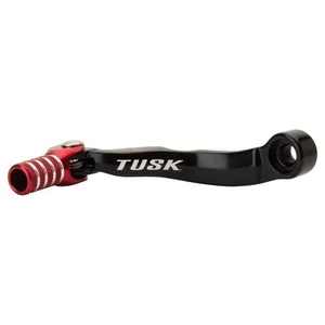 Tusk Folding Shift Lever Black/Red Tip For Husqvarna TE 150 (Fuel Inje.) 2020-23 - Picture 1 of 2