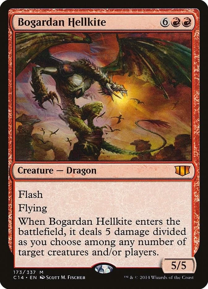 Bogardan Hellkite LP #173 Commander 2014 MTG - Image 1 of 1