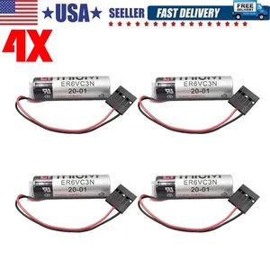 4 X Toshiba ER6V/3.6V ER6VC3N 2000mAh CNC PLC Battery + JAE5PIN plug for Yaskawa - Imagen 1 de 8