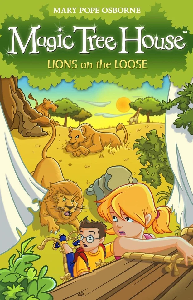 Magic Tree House 11: Lions on the Loose by Mary Pope Osborne (English) Paperback - Image 1 of 1
