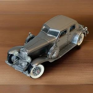 Franklin Mint Duesenberg SJ Twenty Grand 1933 Grey Diecast 1/24 Scale Model Car - Picture 1 of 16