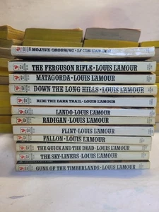 Lot Of 12 Louis L' Amour Paperback Books Western Frontier Adventure Romance - Picture 1 of 8
