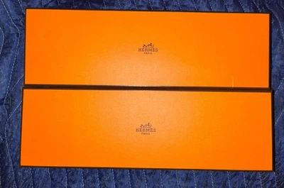 "Lote de 2 auténticas cajas vacías Hermes 1049 12""/4""/2,5""" Foto 1 de 4