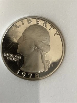 1978-S 25C DCAM (Proof) Washington Quarter $  2003-S 25C Gem Proof 90% Silver - Image 1 of 4