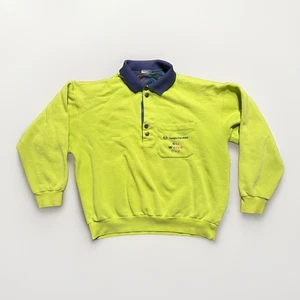 Vintage Sergio Tacchini Collar Button Up Sweater Mens Large Ski World Cup Italy - Bild 1 von 14