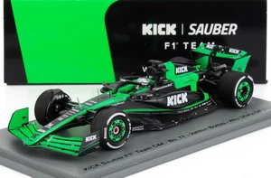 Spark 1/43 Valtteri Bottas Kick Sauber C44 Stake Green #77 Abu Dhabi F1 GP 2024 - Picture 1 of 6