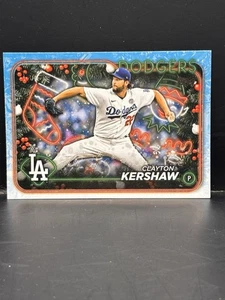 2024 Topps Holiday Clayton Kershaw #H92  - Picture 1 of 2