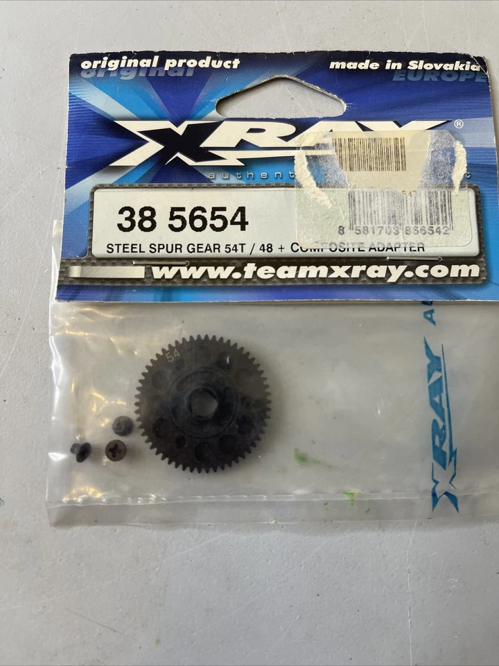 Xray 1/18 Parte # 385654 Engranajes de espionaje de acero 54T, NT18T Nitro/M18T/M18MT  Foto 1 de 1