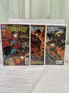 The Eradicator 1-3 Complete Set (vintage DC Comics, 1996) Superman, Superboy - Picture 1 of 4