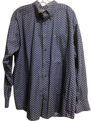 ARIAT Men’s Longsleeve Shirt XL Cotton Logo Purple/Gold Button-up Lightweight - Image 1 of 4