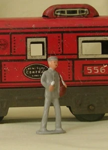 Mailman delivering letters, O scale model train layout figure, Reproduction - Picture 1 of 3