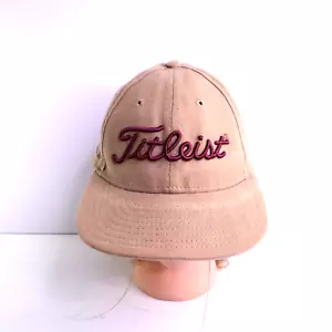 VINTAGE Titleist New Era USA International 2000 Golf Hat Brown Leather Strap - Picture 1 of 14