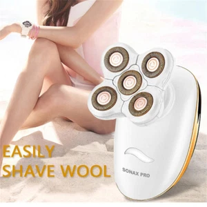 3 in 1 Wet & Dry Painless Rechargeable Lady Shaver Electric Razor for Women - Picture 1 of 13