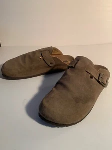 * ALPINE DESIGN CLOG * SLIP-ON * BEIGE SUEDE * SIZE 11 - Picture 1 of 7