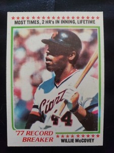 1978 Topps - Record Breaker #3 Willie McCovey