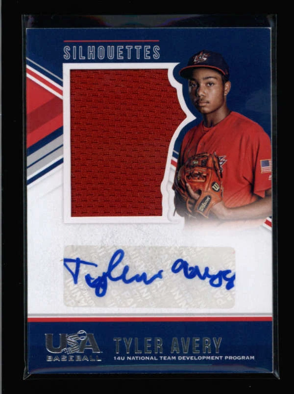 TYLER AVERY 2018 PANINI STARS & STRIPES USA ROOKIE JERSEY AUTO #090/199 AY1444 - Image 1 of 1