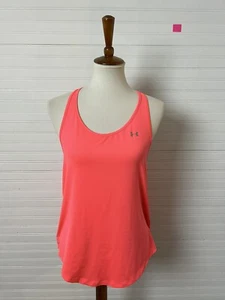 Top deportivo Under Armour rosa intenso espalda de afeitar para mujer ver descripción para la talla - Imagen 1 de 5