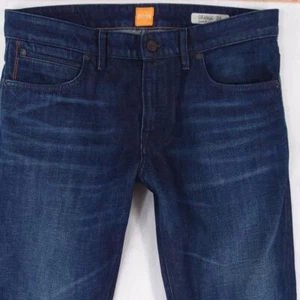 Hombres HUGO BOSS ORANGE 24 Ajustado Recto Azul Jeans W32 L34 - Imagen 1 de 7