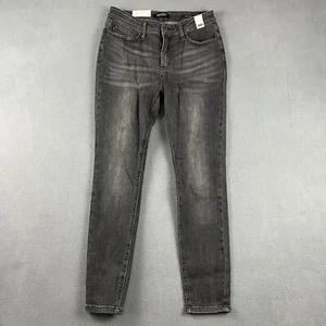 NEW Judy Blue Jeans Womens 9/29 Black Skinny Fit High Waist Stretch Denim Casual - Picture 1 of 15