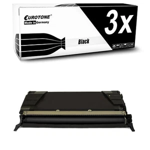 3x wkład CZARNY do Lexmark C-736-DTN C-734-N - Zdjęcie 1 z 4
