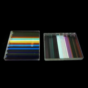 Folien Prisma Optisches Glas Kreuz Kombinierte Farbprisma für den Unterricht DIY - Picture 1 of 8