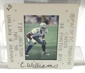 Charlie Williams 1998 Pacific Trading Cards 35mm Slide Cowboys vs Broncos 1/1 SP - Picture 1 of 1