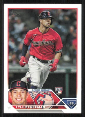 2023 Topps #462 Tyler Freeman RC - Image 1 of 2