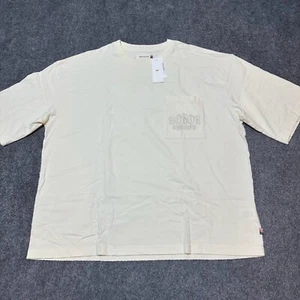 NEW Honor The Gift Shirt Mens Large Bone Oversized Distressed Hem Pocket Tee - Picture 1 of 11