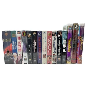 Lot of 15 Sealed VHS Movies Close Encounters of the 3rd Kind Walt Disney X-Mas - Picture 1 of 16