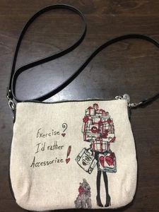 Bolso Bandolera Brighton Nuevo sin Etiquetas: Scottie Dog & I'd Rather Accesorio de Ejercicio  - Imagen 1 de 5