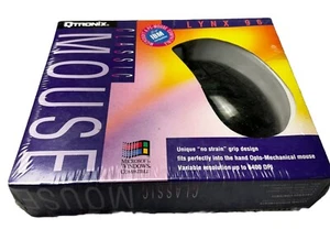 Vintage Qtronix Mouse 97 Lynx IBM Compatible New Sealed Optical Windows PC - Picture 1 of 8