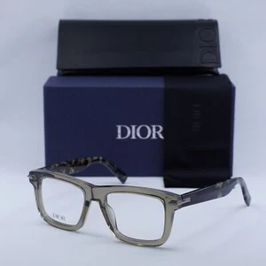 DIOR DIORBLACKSUITO S7I 6400 Shiny Brown 52mm Eyeglasses New Authentic - Picture 1 of 6