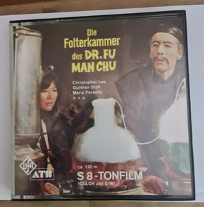 Super 8 Film – Die Folterkammer des Dr. Fu Man Chu | 120 m Tonfilm | Rarität - Photo 1/2