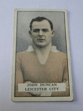 Gallaher Famous Footballers 1925 - John Duncan of Leicester City