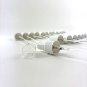24pcs Spray Bottle Tops w/Dust Covers (WHITE) for 1 Oz. or 2 Oz. Glass Bottles - Picture 1 of 6