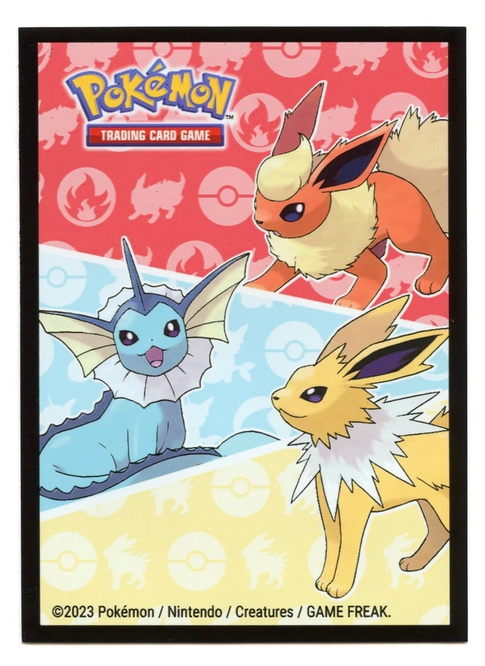 Flareon Vaporeon Jolteon Individual Card Sleeve Pokemon Ultra Pro Original - Image 1 of 2